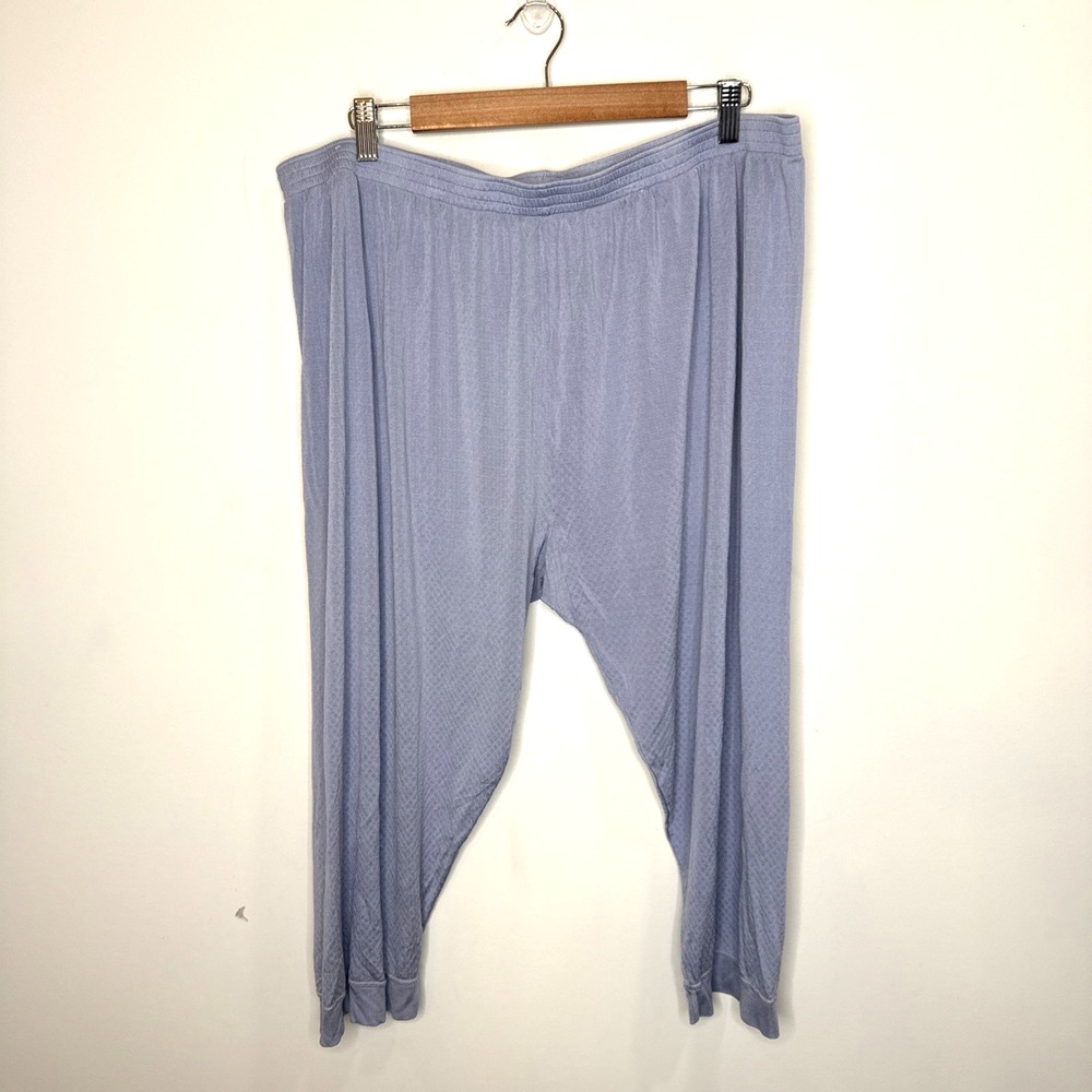 LL Bean 100% Silk Base Layer Sleep Pajama Lounge Pull On Pants Stretch Womens 3X